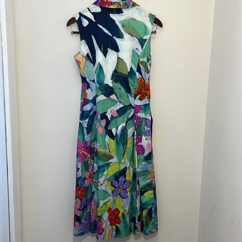 Claire Desjardins Women’s Sleeveless Floral Dress Size XS - Picture 4 of 7